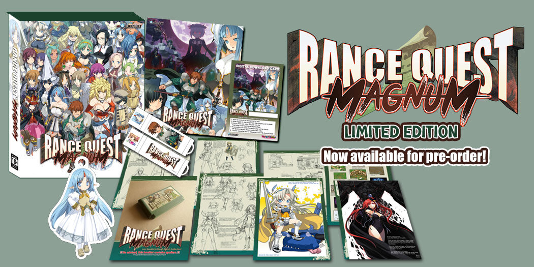 Rance Quest Limited Physical Edition Now Available for Pre-order!